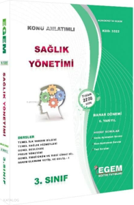 AÖF 3. Sınıf Sağlık Yönetimi Bahar Dönemi 6. Yarıyıl  Konu Anlatımlı Soru Bankası