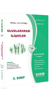 AÖF 3. Sınıf Uluslararası İlişkiler Bahar Dönemi 6. Yarıyıl Konu Anlatımlı Soru Bankası