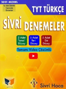 Ateş Yayınları TYT Türkçe Tamamı Video Çözümlü Sivri Denemeler