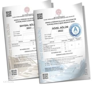 AV Yayınları 8. Sınıf AV LGS Tıpkı Basım 2022 Çıkmış Soru Denemesi SAY-SÖZ