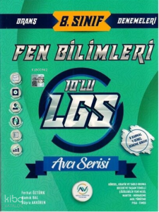 Av Yayınları 8.Sınıf Lgs Deneme 10 Lu Fen Bilimleri