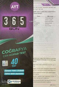 AYT	Coğrafya Çek Kopar Yaprak Test (Yeni)