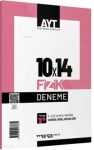AYT Fizik 10x14 Deneme Tamamı Video Çözümlü Marka Yayınları
