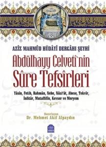 Aziz Mahmud Hüdayi Dergahı Şeyhi Abdülhayy Celvetinin Sure Tefsirleri