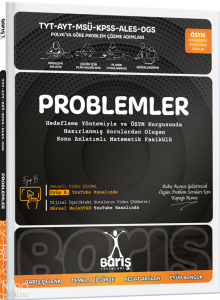Barış Yayınları TYT-AYT-MSÜ-KPSS-ALES-DGS Problemler Soru Bankası