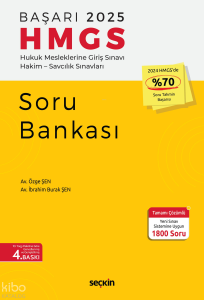 Başarı 2025 – HMGS Soru Bankası;Hukuk Mesleklerine Giriş Sınavı Hakim - Savcılık Sınavları