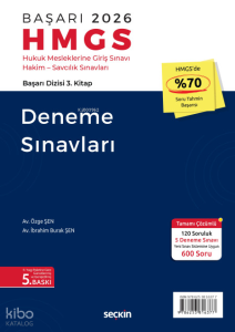 Başarı - HMGS Deneme Sınavları; Hukuk Mesleklerine Giriş Sınavı Hakim – Savcılık Sınavları