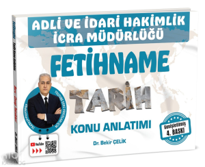 Bekir Çelik Yayınları Adli İdari Hakimlik İcra Müdürlüğü Fetihname Tarih Konu Anlatımı