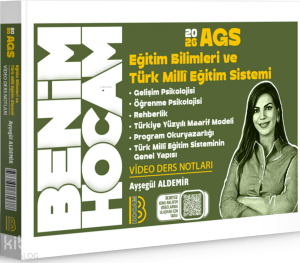 Benim Hocam Yayınları 2026 AGS Eğitim Bilimleri ve Türk Milli Eğitim Sistemi Video Ders Notları