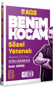 Benim Hocam Yayınları 2026 AGS Sözel Yetenek Tamamı Çözümlü Soru Bankası