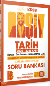 Benim Hocam Yayınları 2026 KPSS Arşiv Tarih Soru Bankası