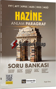 Benzersiz Akademi Yayınları TYT AYT KPSS ALES DGS MSÜ Hazine Anlam Paragraf Soru Bankası
