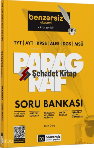 Benzersiz Akademi Yayınları TYT AYT KPSS ALES DGS MSÜ Kral Serisi Benzersiz Paragraf Soru Bankası