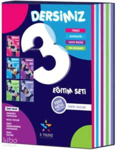 Beş Yıldız Yayınları Eğitim Seti Türkçe/Matematik/Hayat Bilgisi