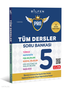 Bilfen 5. Sınıf Pro Tüm Dersler Soru Bankası