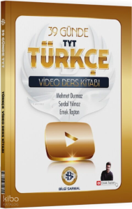 Bilgi Sarmal Yayınları TYT Türkçe 39 Günde Video Ders Kitabı