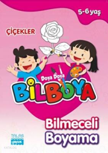 Bilmeceli Boyama Çiçekler(5-6) Yaş