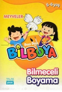 Bilmeceli Boyama  Meyveler( 5-6 )Yaş