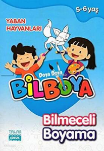 Bilmeceli Boyama Yaban Hayvanları ( 5-6) Yaş