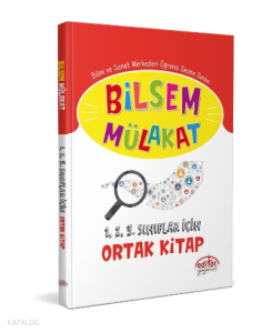 Bilsem Mülakat 1-2-3.  Sınıf İçin Ortak Kitap