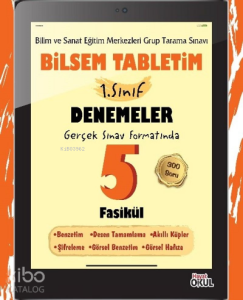 Bilsem Tabletim 1. Sınıf Denemeler 5 Fasikül