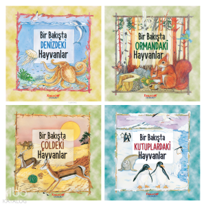 Bir Bakışta Hayvanlar Serisi (4 kitap)