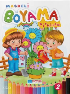 Bitkiler - Maskeli Boyama