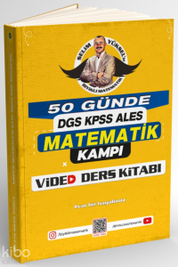 Bıyıklı Matematik 50 Günde DGS - KPSS - ALES Matematik Kampı Video Ders Kitabı