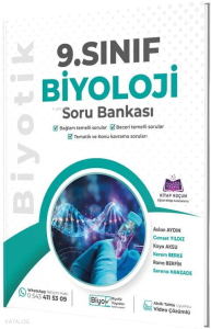Biyotik 9. Sınıf Biyoloji Soru Bankası Çözümlü