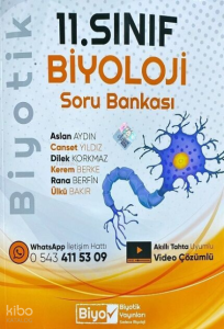Biyotik Yayınları 11. Sınıf Biyoloji Soru Bankası 2022-2023