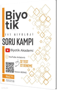 Biyotik Yayınları TYT Biyoloji Soru Kampı