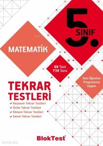 BlokTest Yayınları 5. Sınıf Matematik Tekrar Testleri BlokTest 