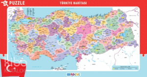 Blue Focus Türkiye Haritası ( Büyük Boy ) – Puzzle