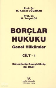 Borçlar Hukuku Genel Hükümler ( Cilt 1 )