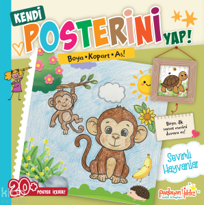 Boya Kopart As! Sevimli Hayvanlar;Kendi Posterini Yap!