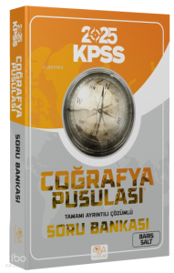 CBA Yayınları 2025 KPSS Coğrafya Pusulası Soru Bankası Çözümlü