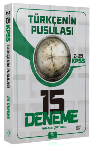 CBA Yayınları 2025 KPSS Türkçenin Pusulası 15 Deneme Çözümlü