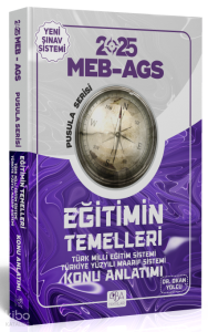 Cba Yayınları 2025 MEB-AGS Eğitimin Temelleri Konu Anlatımı Pusula Serisi - Okan Yolcu