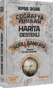CBA Yayınları 2026 KPSS Coğrafya Pusulası Harita Destekli Soru Bankası Çözümlü