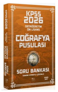 CBA Yayınları 2026 KPSS Lise Ortaöğretim Ön Lisans Coğrafya Pusulası Soru Bankası Çözümlü