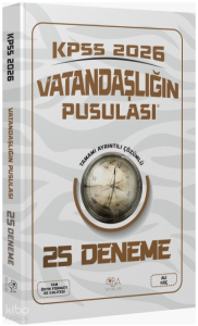 CBA Yayınları 2026 KPSS Vatandaşlık Vatandaşlığın Pusulası 25 Deneme Çözümlü