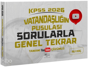 CBA Yayınları 2026 KPSS Vatandaşlık Vatandaşlığın Pusulası Sorularla Genel Tekrar