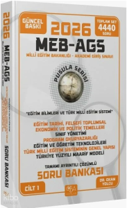 CBA Yayınları 2026 MEB-AGS Eğitim Bilimleri Eğitim Temelleri-Sınıf Yönetimi-Öğretim Teknolojileri-Maarif Modeli Soru Bankası Çözümlü Pusula Serisi