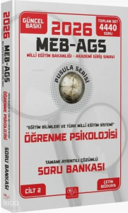 CBA Yayınları 2026 MEB-AGS Eğitim Bilimleri Öğrenme Psikolojisi Soru Bankası Çözümlü Pusula Serisi