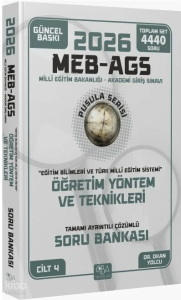 CBA Yayınları 2026 MEB-AGS Eğitim Bilimleri Öğretim Yöntem ve Teknikleri Soru Bankası Çözümlü Pusula Serisi