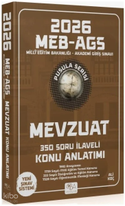 CBA Yayınları 2026 MEB-AGS Mevzuat Konu Anlatımı Pusula Serisi