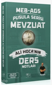 CBA Yayınları MEB-AGS Mevzuat Ders Notları Pusula Serisi