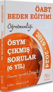 CBA Yayınları ÖABT MEB-AGS Beden Eğitimi Öğretmenliği Çıkmış Sorular Son 6 Yıl Çözümlü