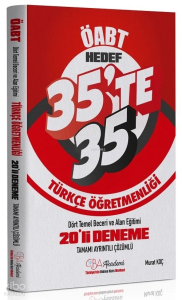 CBA Yayınları ÖABT Türkçe Dört Temel Beceri ve Alan Eğitimi 35'te 35 - 20 Deneme Çözümlü
