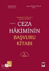 Ceza Hakiminin Başvuru Kitabı (Ciltli)